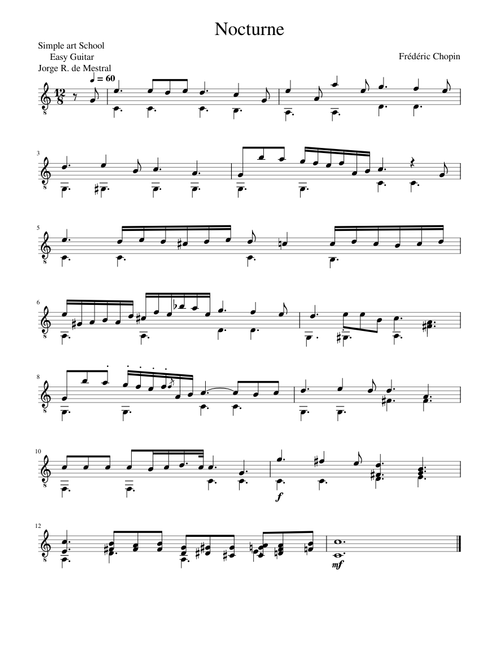 Nocturne In Eb Major, Op. 9, No. 2 – Frédéric Chopin
