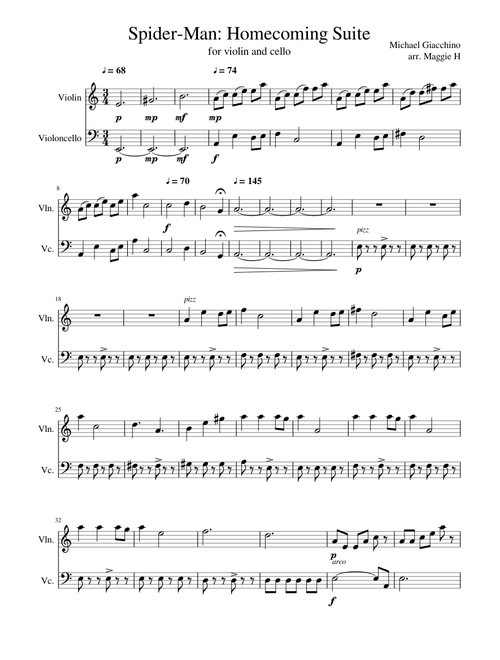 Spider-Man Homecoming Suite