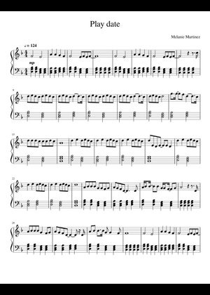 Play Date - Melanie Martinez Sheet Music for Piano (Solo) easy ...