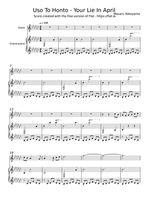 Uso To Honto - Masaru Yokoyama