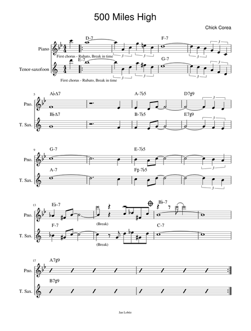 500 Miles High - Chick Corea