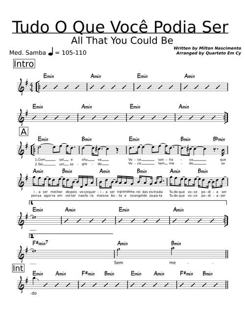 Tudo que você podia ser – Misc tunes