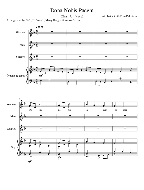 Dona Nobis Pacem - Palestrina