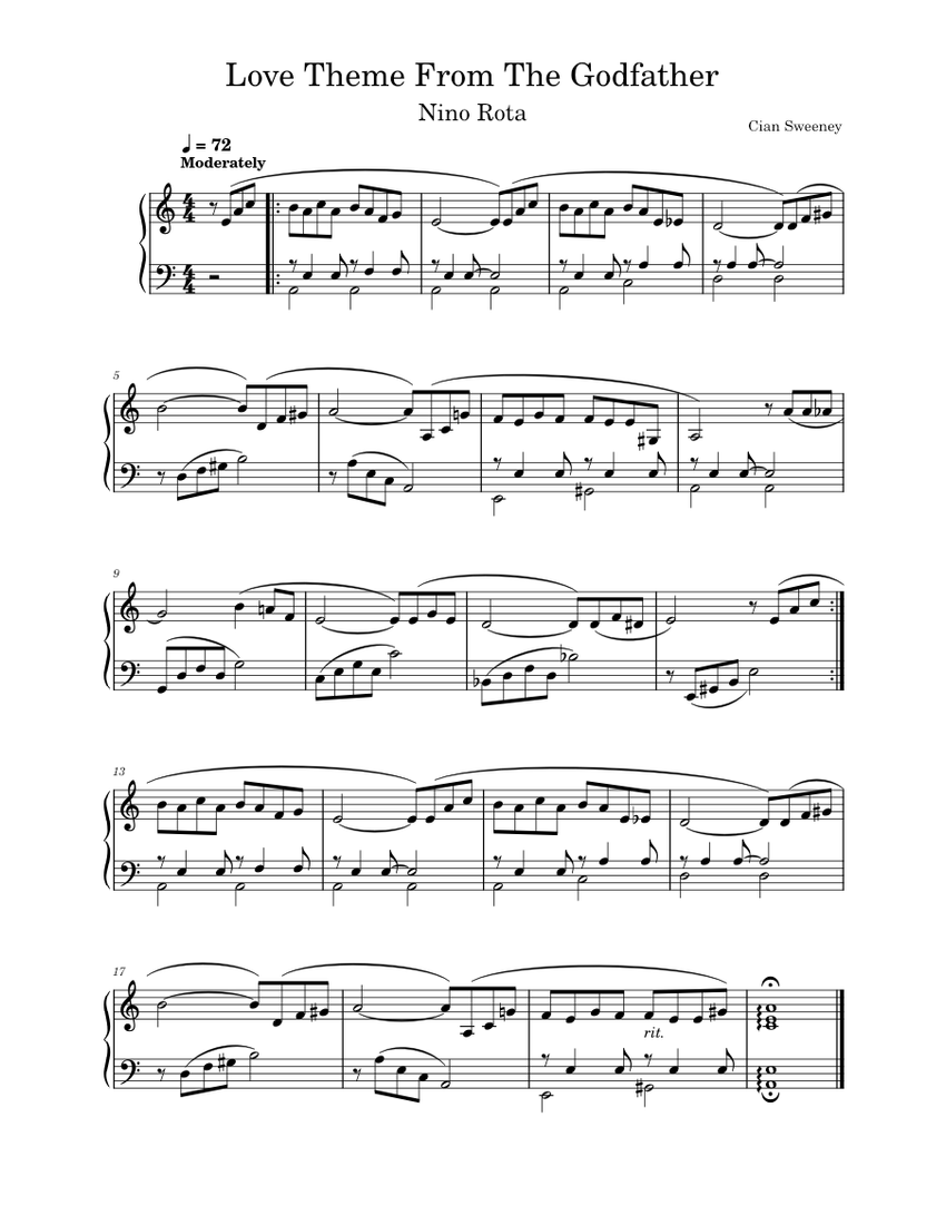 Love theme from romeo and juliet ноты для фортепиано. Нино рота крестный отец ноты. Rota love theme. Ноты крестный отец пианино. Nino rota romeo and juliet.