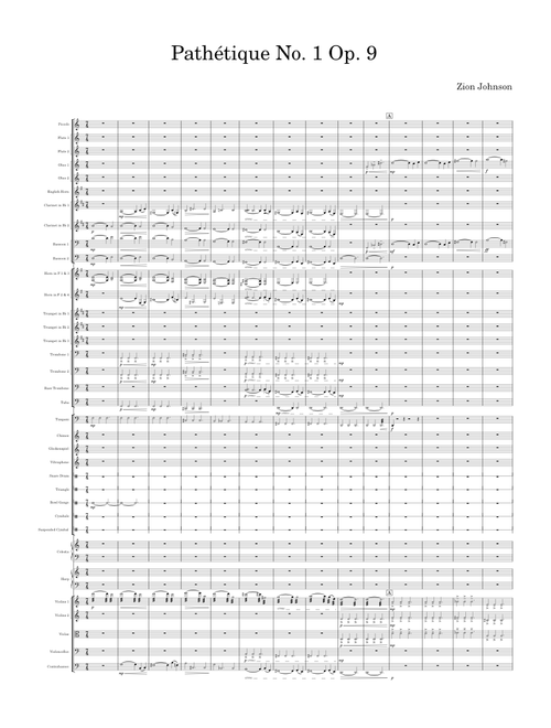 Pathétique No. 1 Op. 9