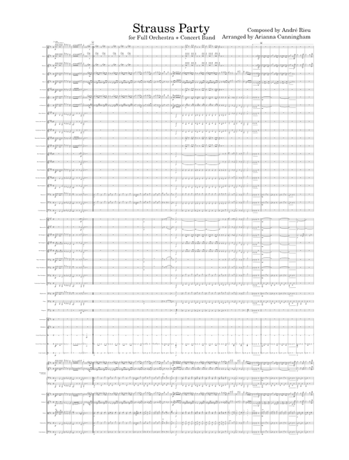 André Rieu - Strauss Party (Medley) (Arrangement for Full Orchestra + Concert Band)
