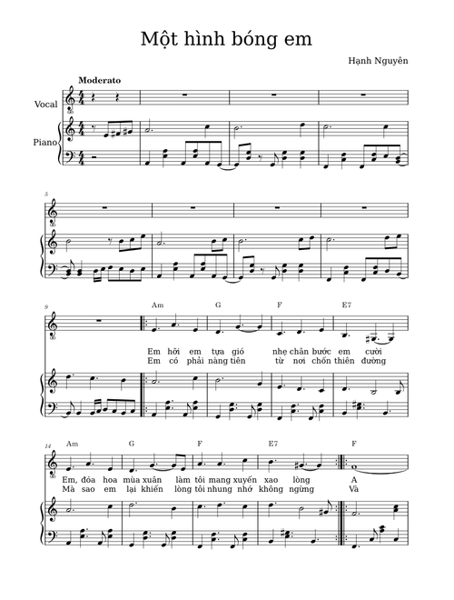 Một hình bóng em