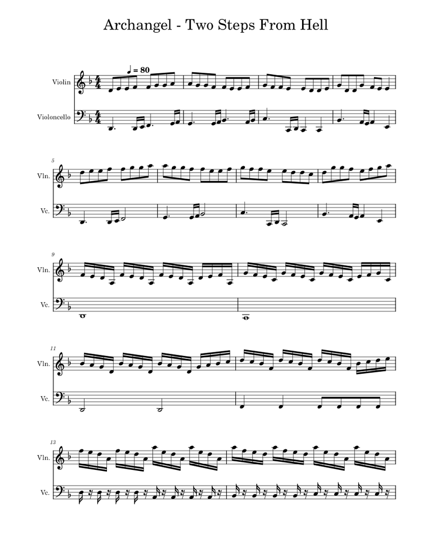 Archangel Two Steps From Hell Piano Tutorial