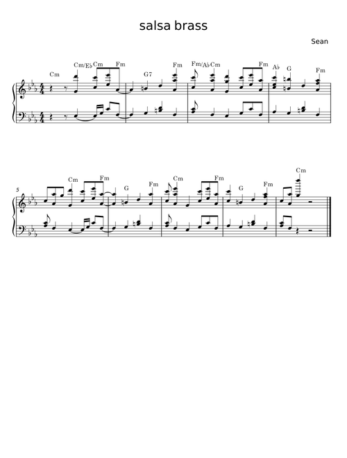 Salsa brass - Sean