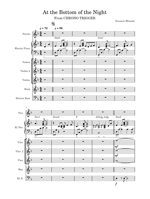 Chrono Trigger - At The Bottom Of Night – Yasunori Mitsuda