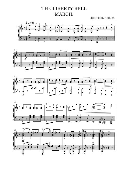 The Liberty Bell March (revised)