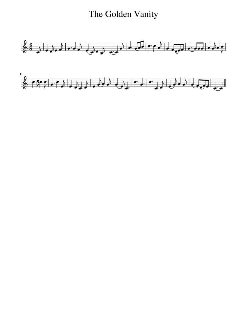 The Golden Vanity Sheet music for Piano (Solo)