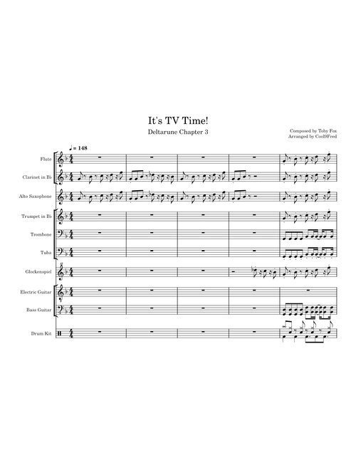 It's TV Time! – Toby Fox (Pep Band Arrangement)