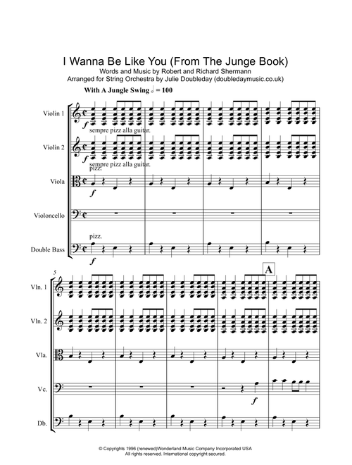 I Wanna Be Like You (Arr. Julie Doubleday) - Colin Raymond Paterson, John Moir, Raymond Paterson (Orchestra)