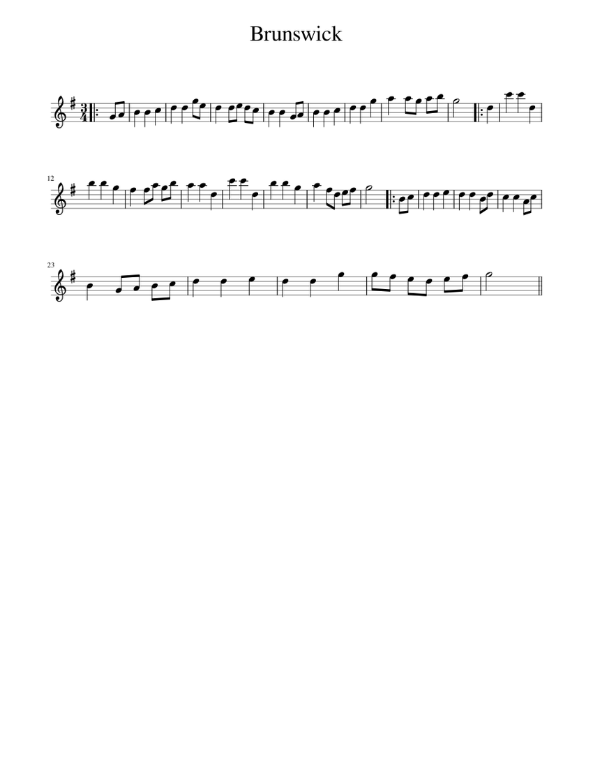 Brunswick Sheet music for Piano (Solo)