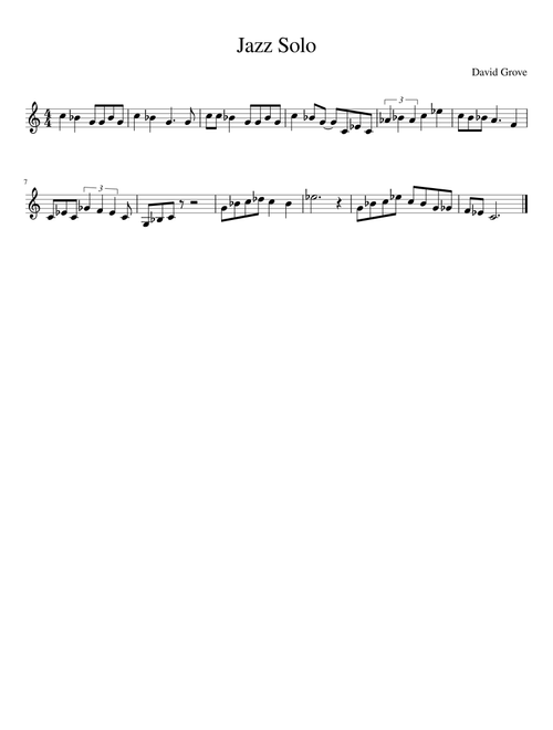 12 Bar Blues Trumpet Solo