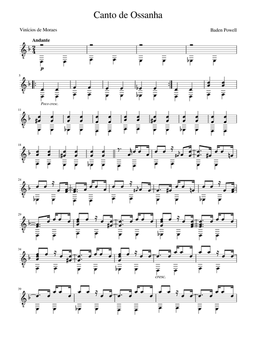 Canto de Ossanha