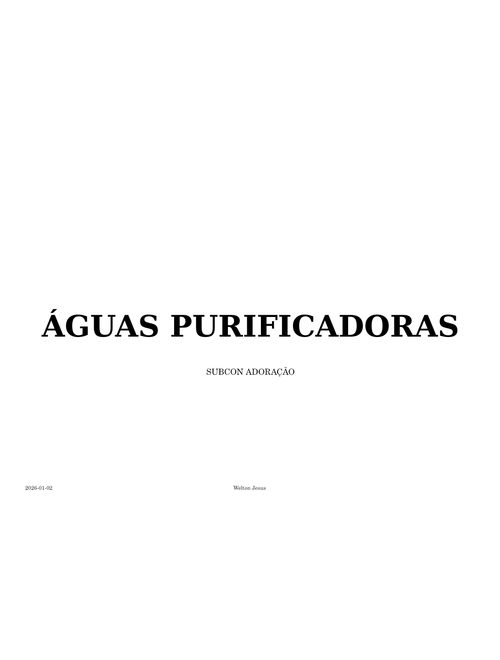 Águas purificadoras - D - Maria Eduarda e Welton - Violão + Tablatura