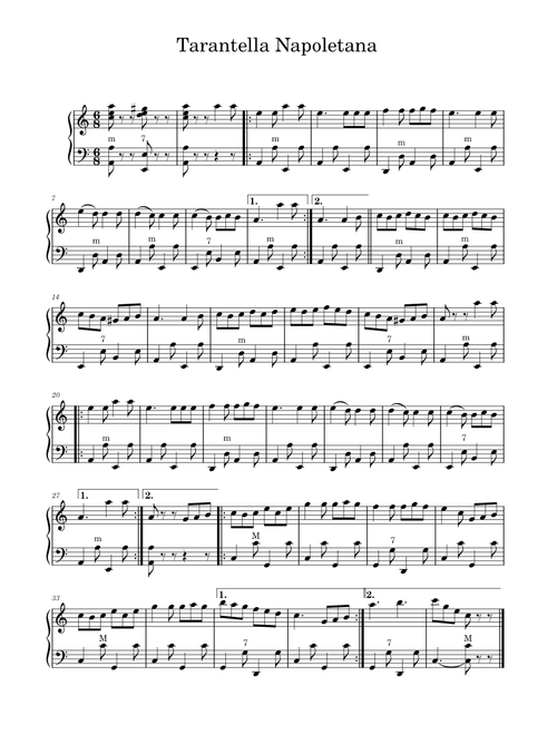 Tarantella Napoletana – Misc tunes