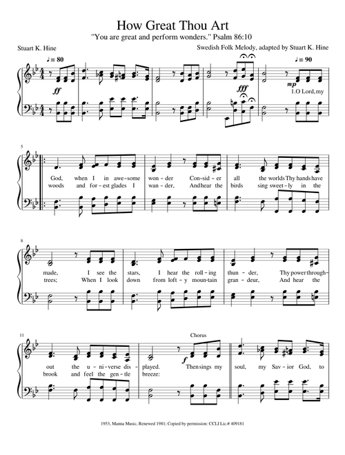 How Great Thou Art
