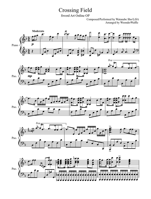 Crossing Field (SAO OP)