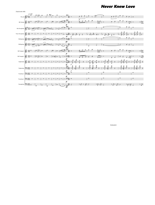 Never Knew Love Like This Before (Arr. R. Cratic) - Stephanie Mills (Marching Band)