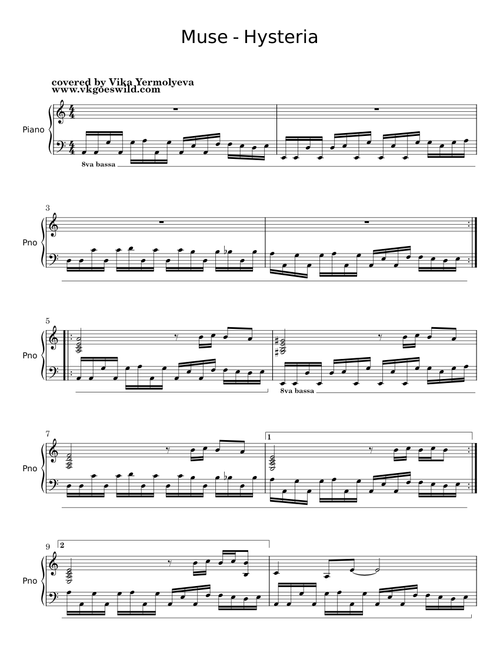 Hysteria - Muse