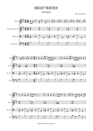 HEAT WAVE / BLACK CATS バンドスコア ブラックキャッツ HEAT WAVE バンドスコア