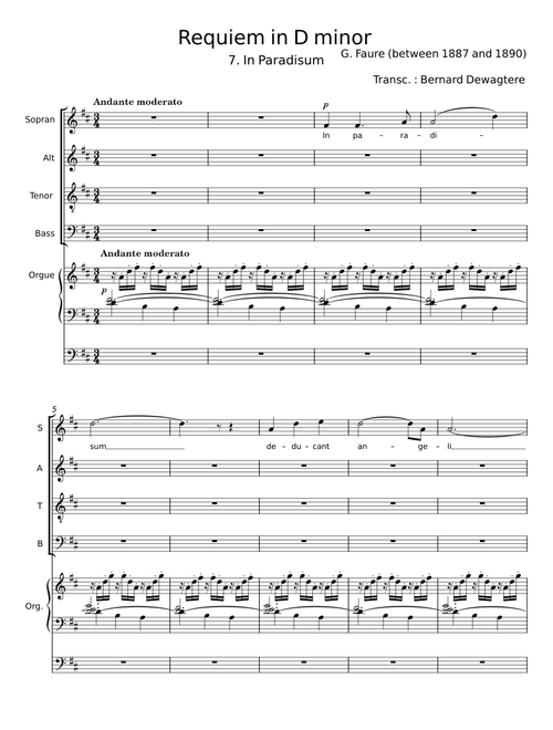 Requiem in D minor, Op. 48 - Gabriel Fauré