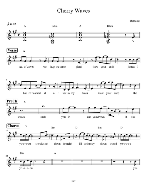 Cherry Waves - Deftones