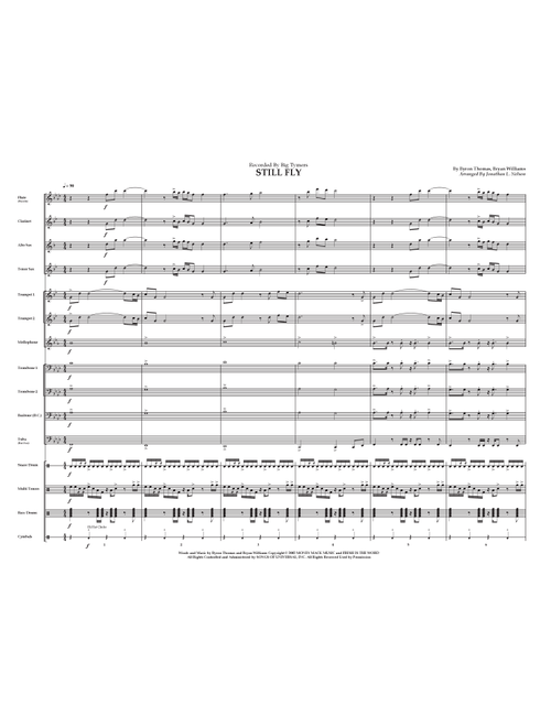Still Fly (Arr. Jonathan L Nelson) - Big Tymers (Marching Band)