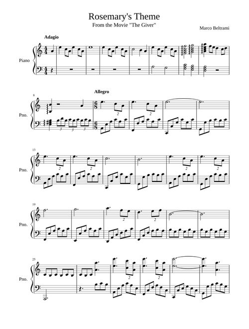 Rosemary's Theme