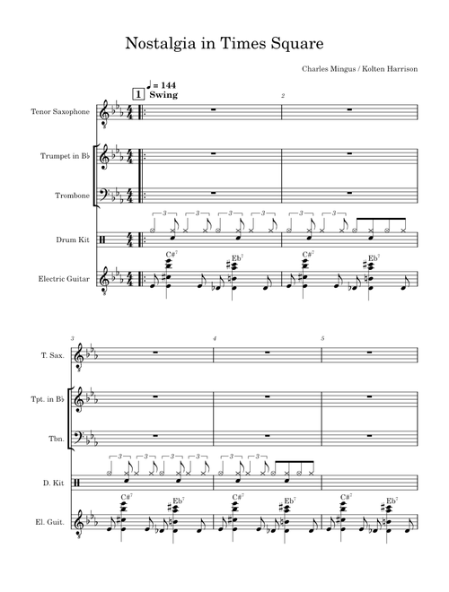 Nostalgia in times square – Charles Mingus