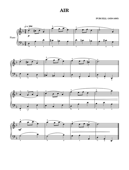 AIR – Henry Purcell