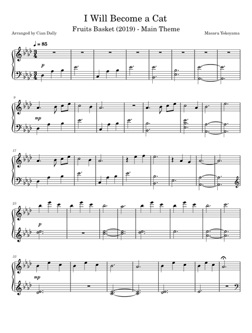 I Will Become a Cat - Fruits Basket (2019) Main Theme
