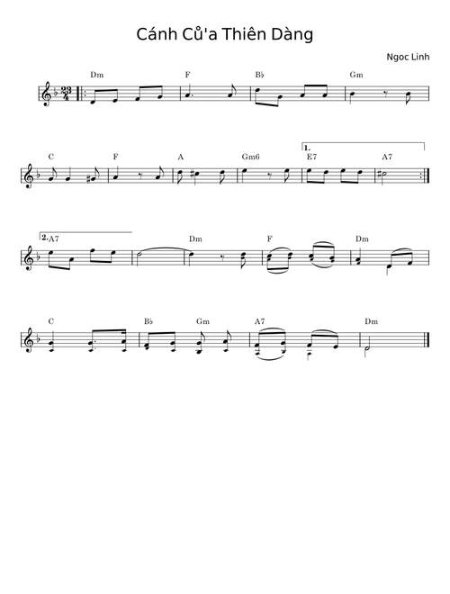 Cánh Cửa Thiên Đàng - Ngọc Linh