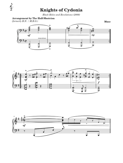 Knights Of Cydonia – Muse