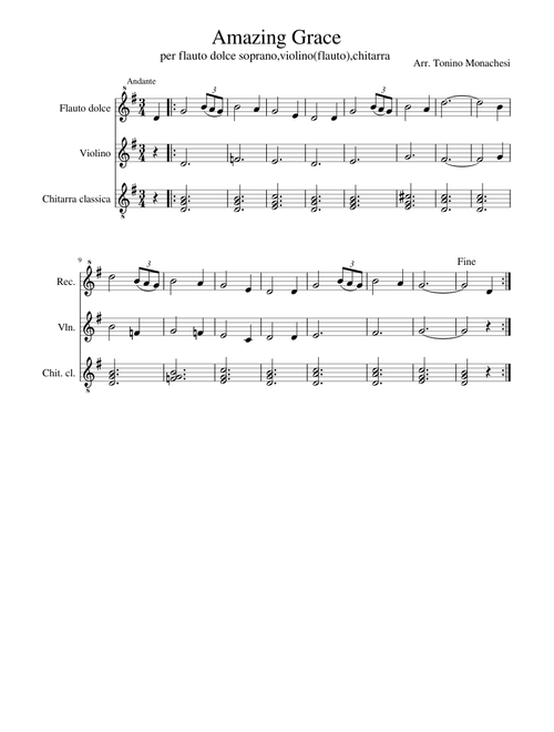 Amazing Grace (traditional)
