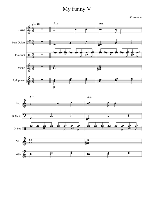 My Funny Valentine – Richard Rodgers My Funny Valentine (Quintet)