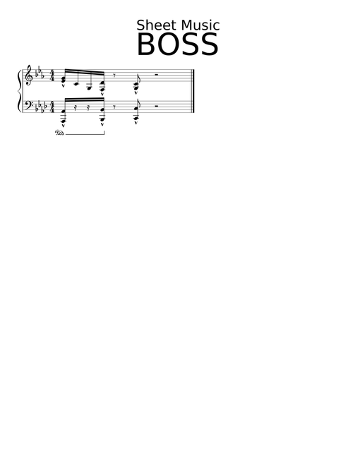 Sheet Music Boss