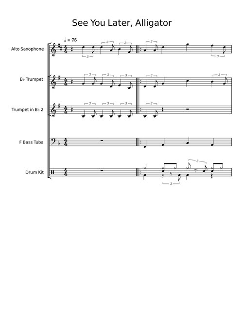 See you later alligator – Bill Haley & His Comets