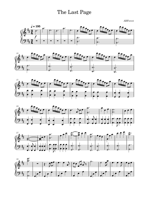 The Last Page – ARForest