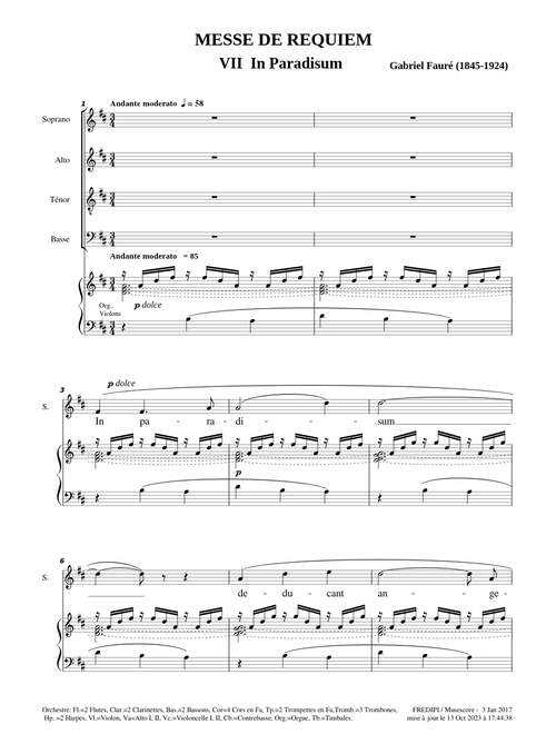 Requiem, Op.48, VII In Paradisum - Gabriel Fauré