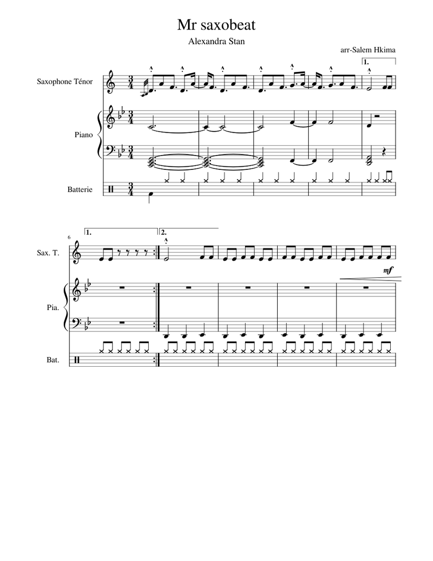 Mr saxobeat alto sax online