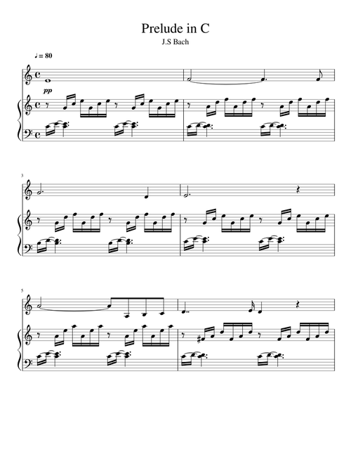 Prelude in C