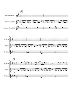 Run Away - SunStroke Project Sheet Music for Saxophone alto (Saxophone ...