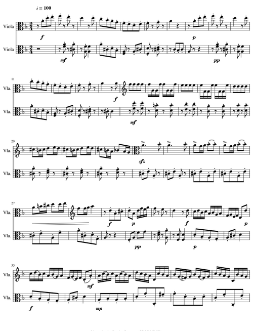 Concerto In D Minor 3rd Movement Duet