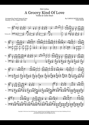 A Groovy Kind Of Love (Lead sheet with lyrics ) Sheet Music with