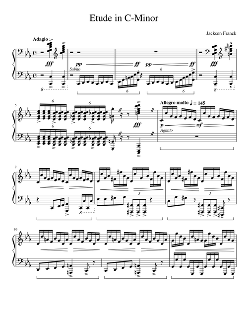 Etude in C-Minor