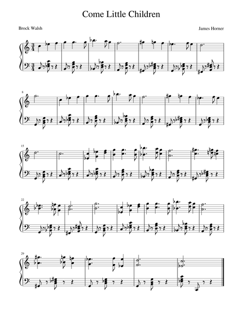 Come Little Children – James Horner